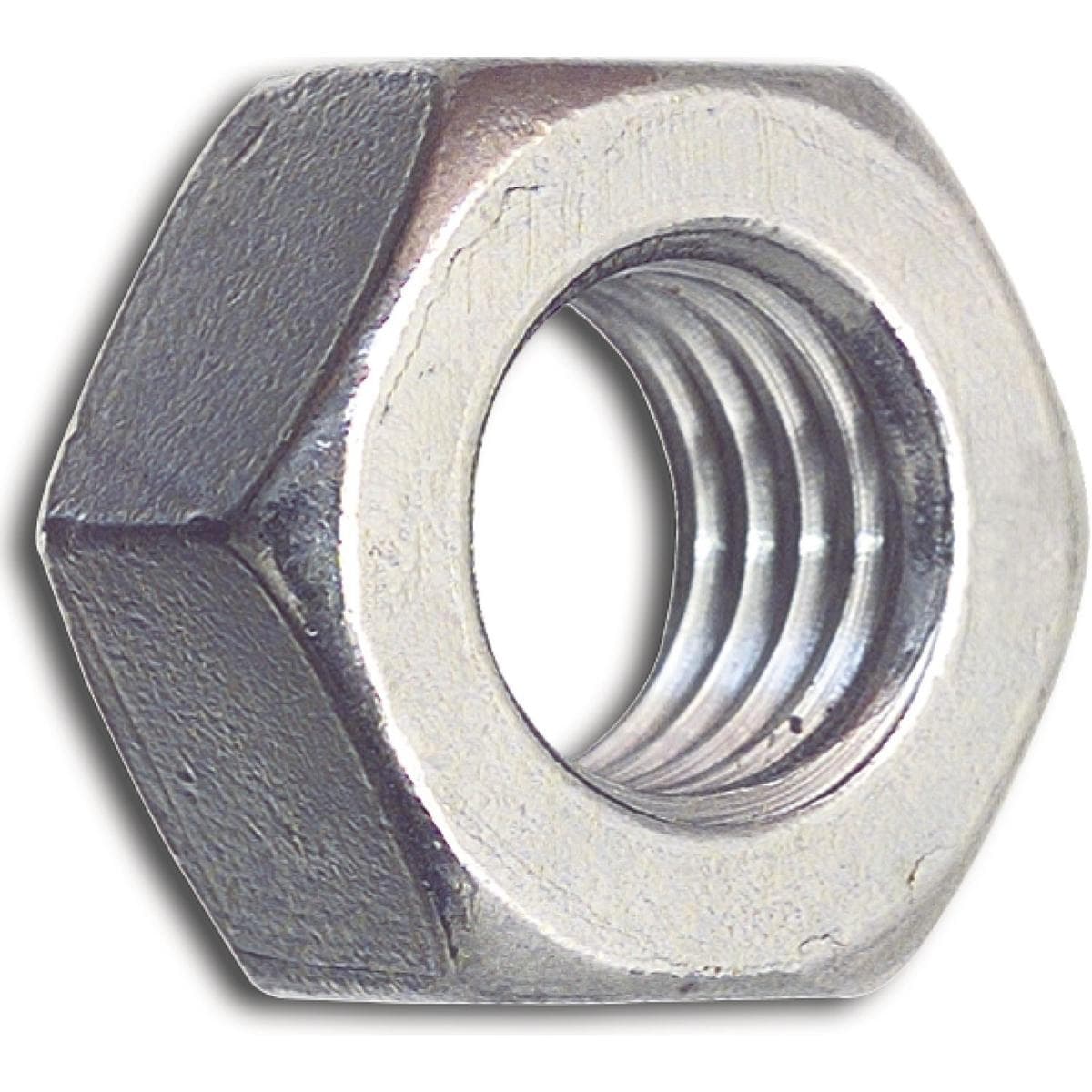 DIN934 M 8 Edelstahl A4-70 Sechskantmutter, gleitmobeschichtet transparent