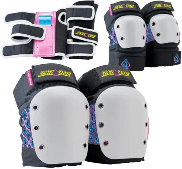 Pro-Tec X Santa Cruz Junior Street 3 Stk. (Youth M - Schwarz)