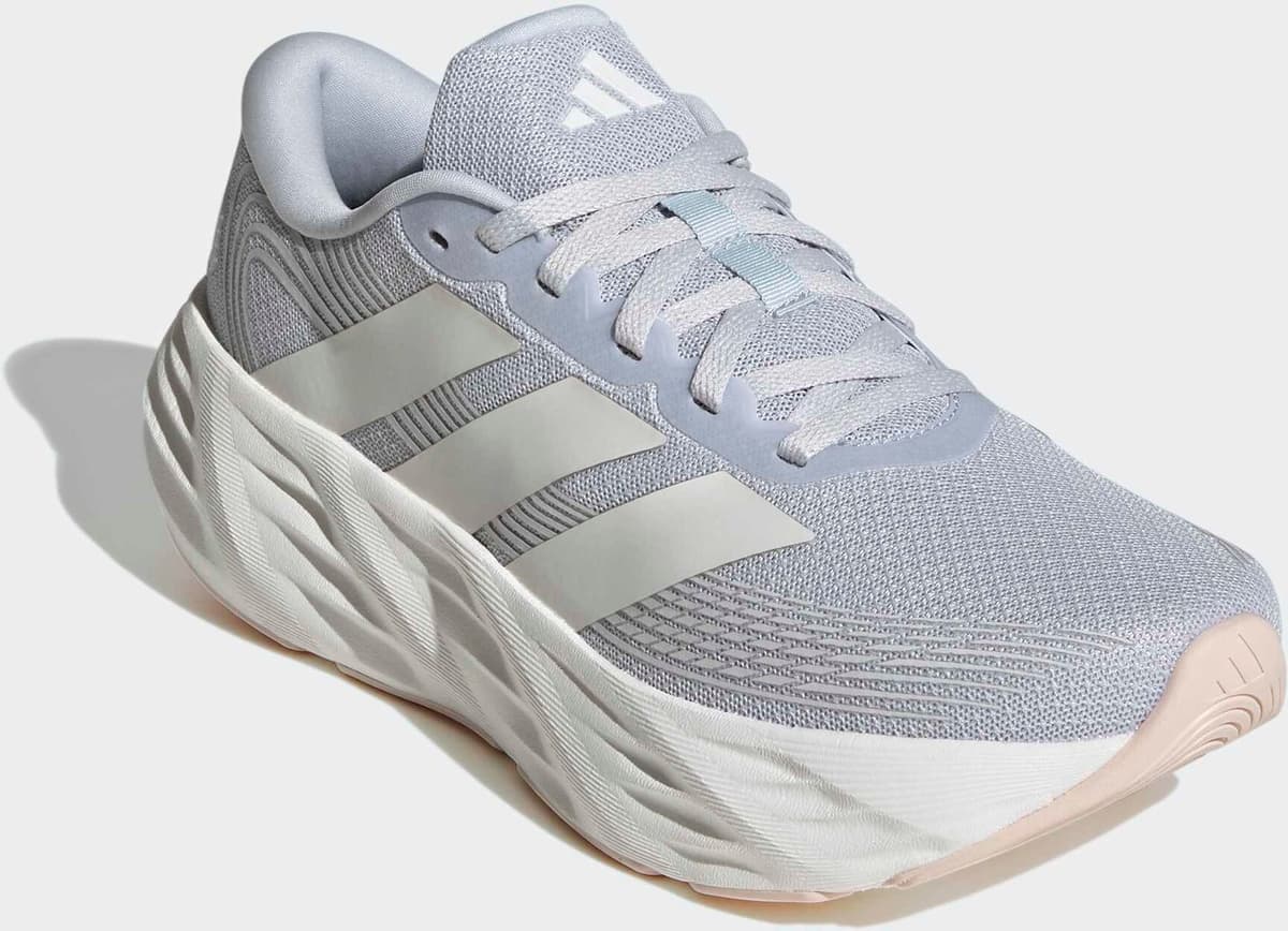 Laufschuh ADIDAS PERFORMANCE "GALAXY 8", Damen, Gr. 43, halo blau, cloud weiß, dash grau, Synthetik, Textil, Schuhe Laufschuh, für mehr Dämpfung halo blau, cloud weiß, dash grau 43