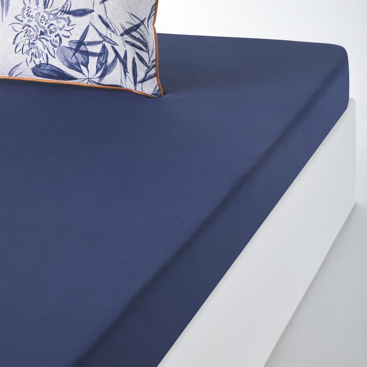 LA REDOUTE INTERIEURS Drap housse percale de coton bonnet 30 cm, Mishima