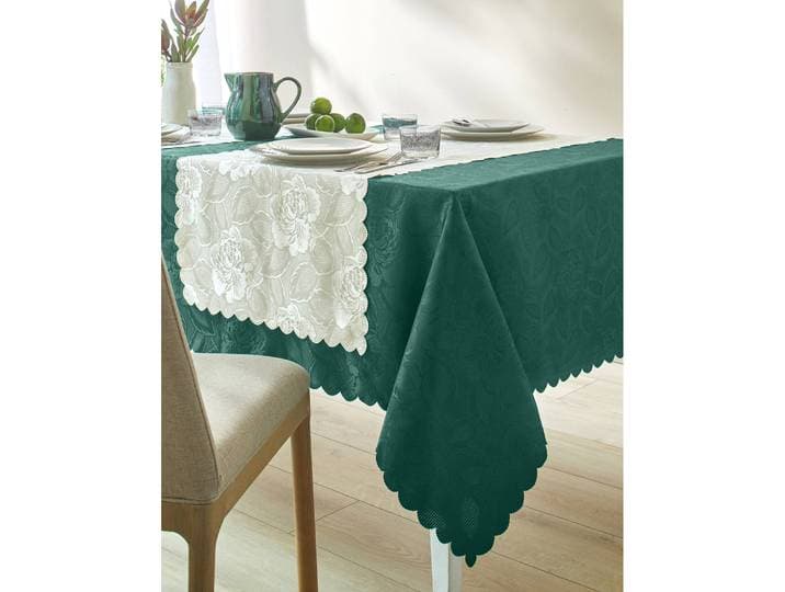 Nappe jacquard damassé - Blancheporte