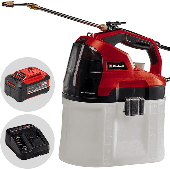 Einhell GE-WS 18/75 Li - Pompa irroratrice a tracolla a batteria 7.5L - 18V 5.2Ah