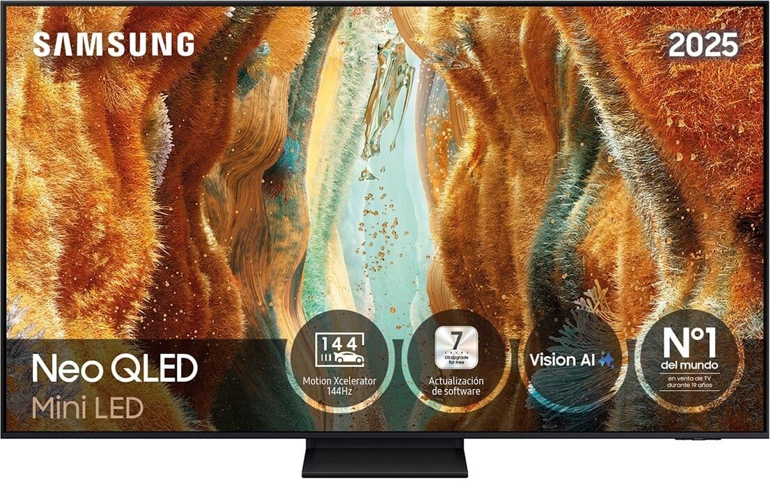 Samsung TV Neo QLED Mini LED 139cm (55") TQ55QN74FATXXC 4K AI Upscaling Pro con Inteligencia Artificial Smart TV (Reacondicionado Grado. Negro