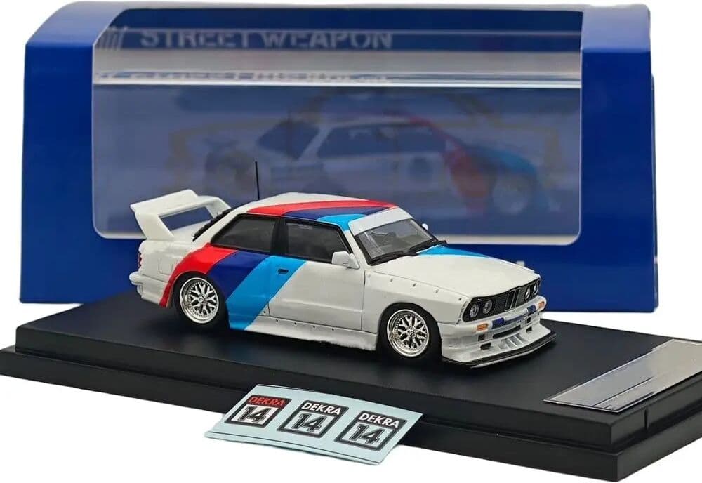 NONE SW 1/64 for E30 M3 LTO Racing Modified Coupe Sport Model Diecast Models Car Limited Collection Gift