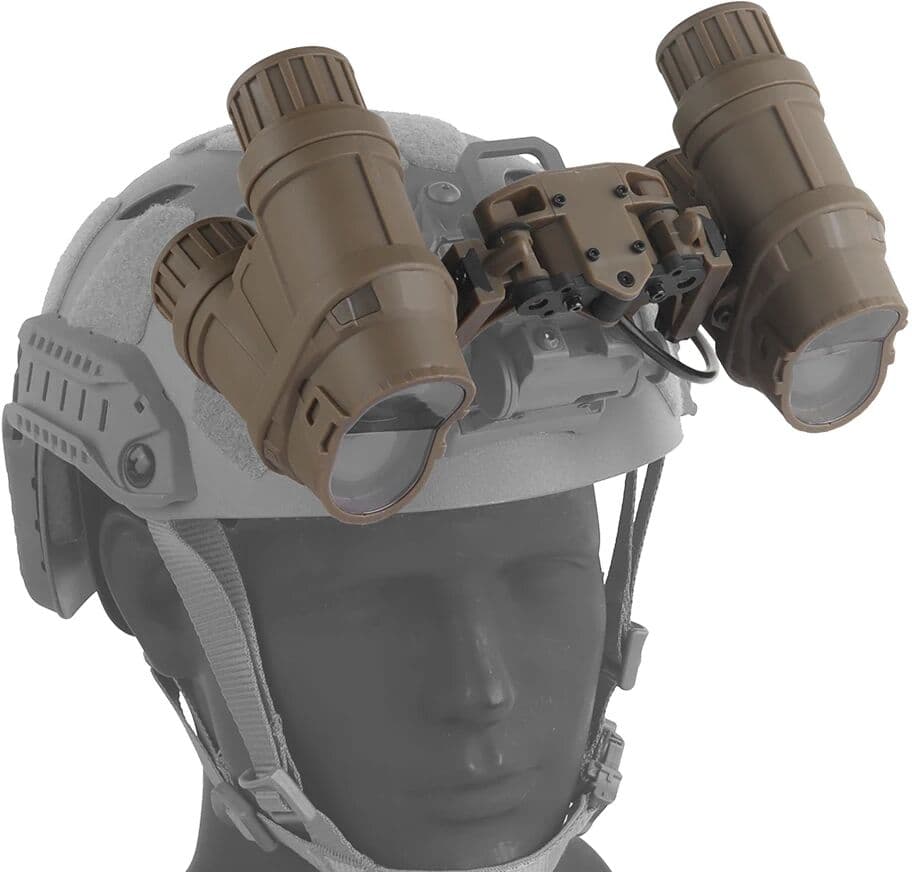 NONE OPHIDIANTAC GPNVG 18 Night Vision Goggles Flipable Dummy Model NVG Mount FAST Airsoft Helmet Binoculars Decoration Cosplay Props