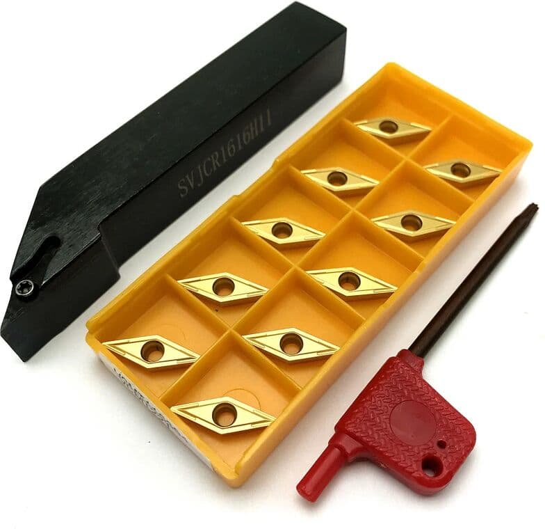 lek SVJCR1010H11 SVJCR1212H11 SVJCR2020K11 SVJCR2525M11 External Turning Tool Holde Match Carbide Insert VCMT CNC Lathe Cutting Tool