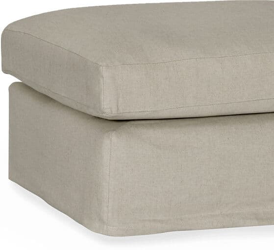 SoffaDirekt Klädsel Monaco Premium Fotpall Khaki