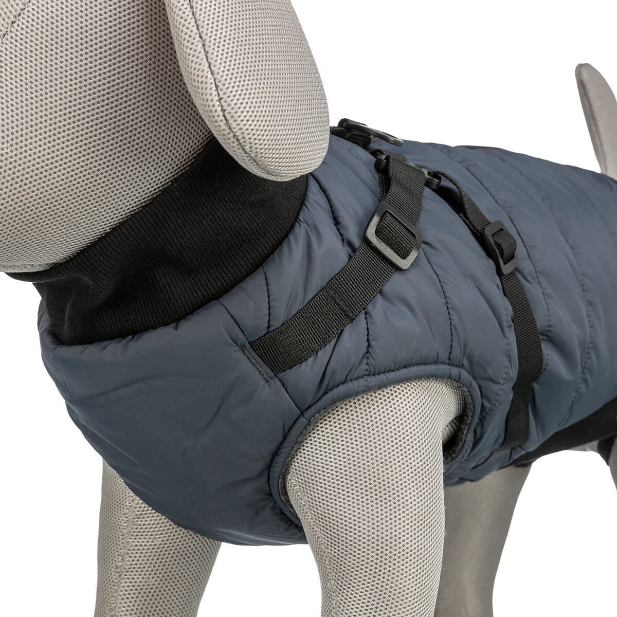 Trixie Pontis Vintertäcke För Hund Med Sele Blå 36cm