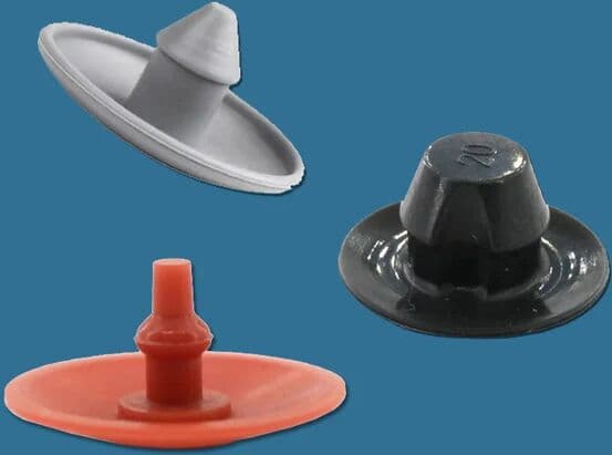 NONE 10PCS Mini Rubber Silicone/EPDM/FVMQ Fuel One Way Umbrella Valve