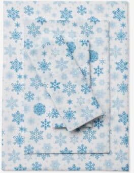 BH Studio Extra Deep Print Sheet Set by BH Studio in Snowflake (Size QUEEN)