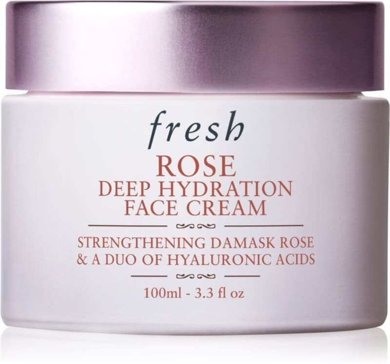 fresh Rose Deep Hydration Face Cream krem nawilżający do twarzy z kwasem hialuronowym 100 ml