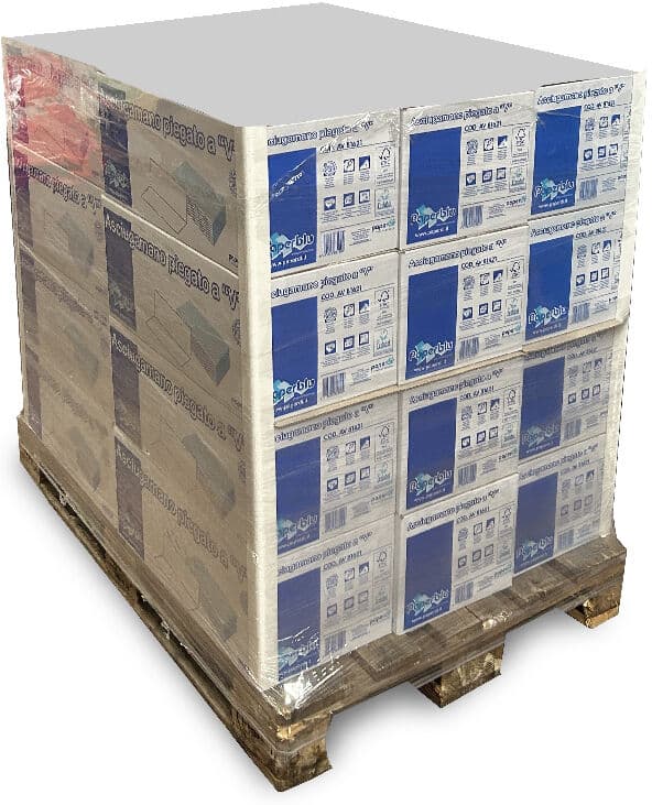 Paperdi Bancale 24 scatole di asciugamani di carta piegati a V Super Pura cellulosa da 15 confezioni l'una