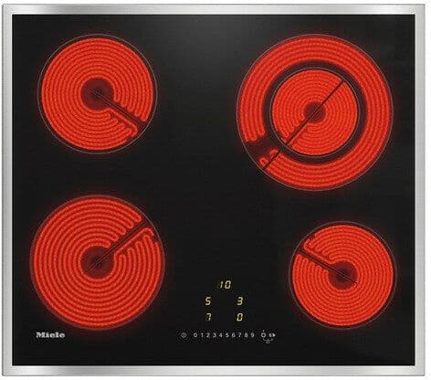 Miele Placa vitrocerámica 4 zonas de cocción - KM 6520 FR. Negro