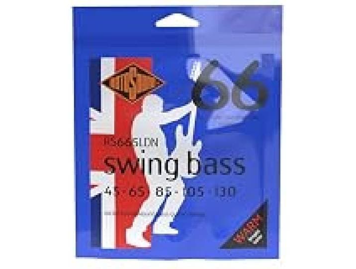 Rotosound Cordes pour Basse Électrique SWING 66 NICKEL ROUNDWOUND 5-cordes RS665LDN Nickel Standard 45-105