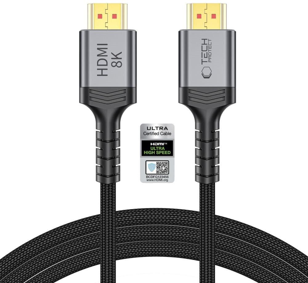 Tech-Protect UltraBoost HDMI til HDMI Kabel - 4K/120HZ / 8K/60HZ - 2m - Sort