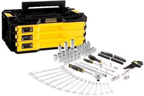 Caixa de Ferramentas 3 Gavetas - 126 Pcs Stanley FMMT98107-1