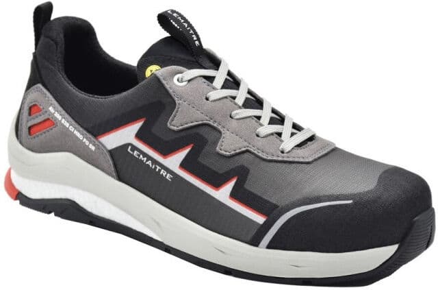 LEMAITRE SECURITE Chaussures de sécurité basses Air 200 Bas Graphit S3S ESD taille 42 LEMAITRE A200S3SGR42 Gris