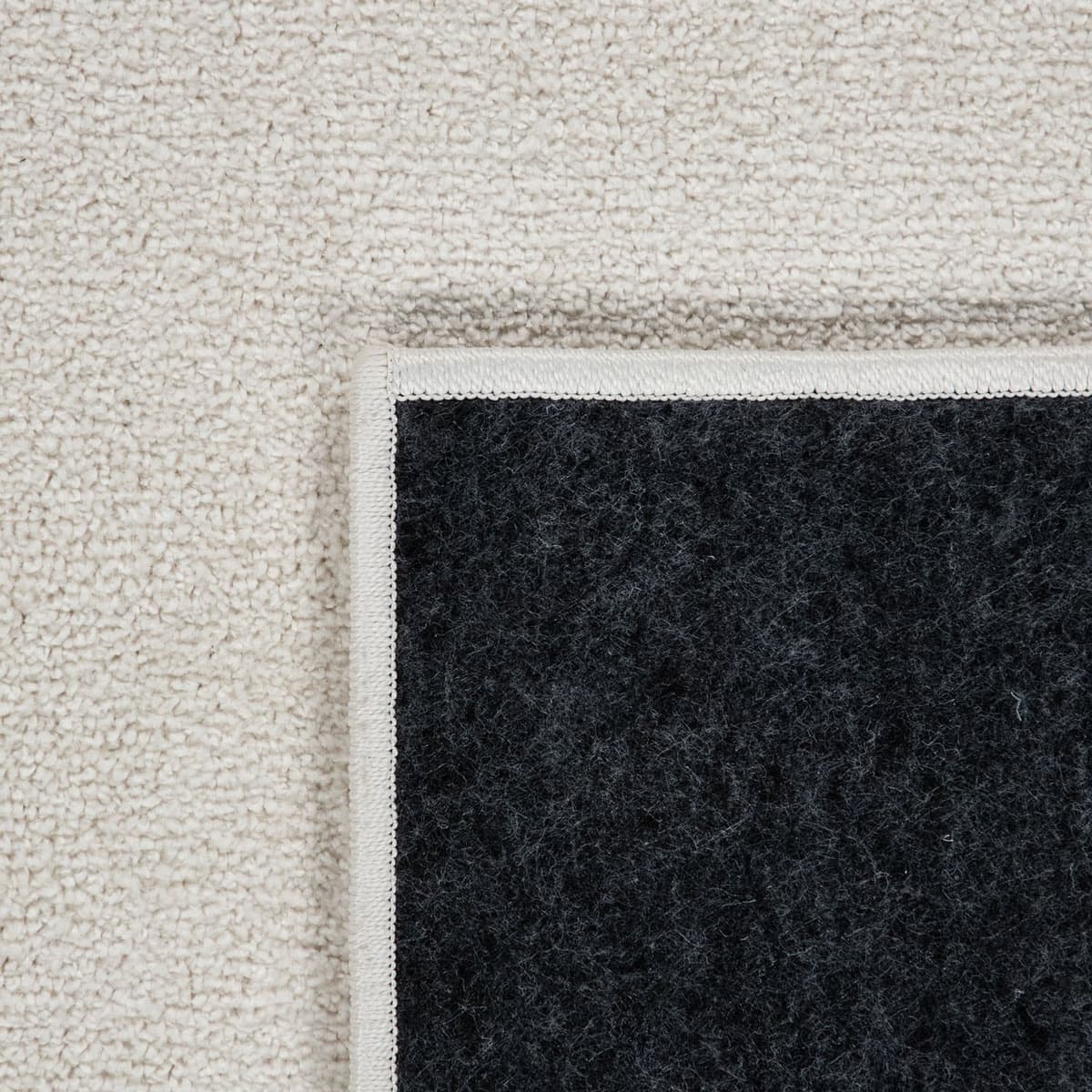 Teppich PACO HOME "Porto 890", beige (cream), H:13mm Ø:160cm, Polypropylen, Teppiche, Teppich, Kurzflor, Uni-Farben, ideal im Wohnzimmer & Schlafzimmer cream Ø 160cm 1 Stk., 13mm, Ø 160cm