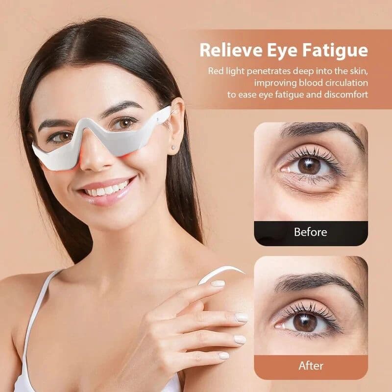 NONE Foreverlily Eye Massager Relieves Eye Fatigue Eyes Massage Glasses Eye Fatigue Relief Massager Under-Eye Glasses Massager