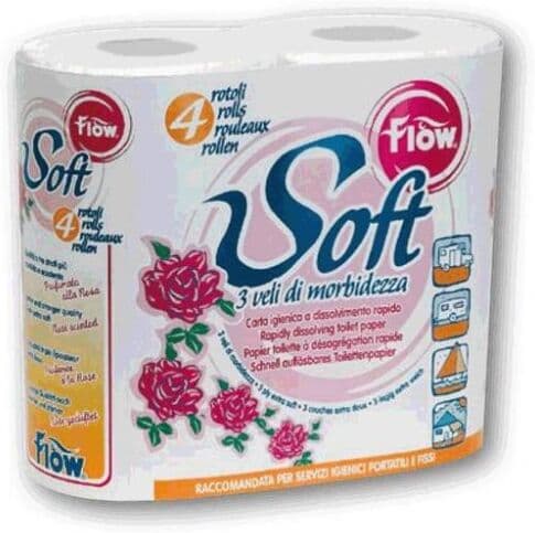 Ecolkem Carta Igienica 4 Rotoli Flow Soft Flosof600g Ekolkem