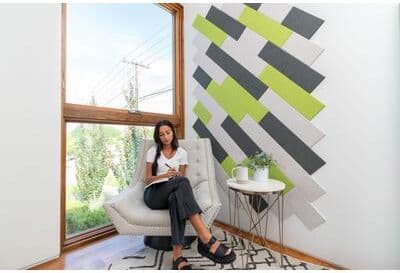 Felt Right Arbor Slant   Sound Dampening Pinnable Tiles