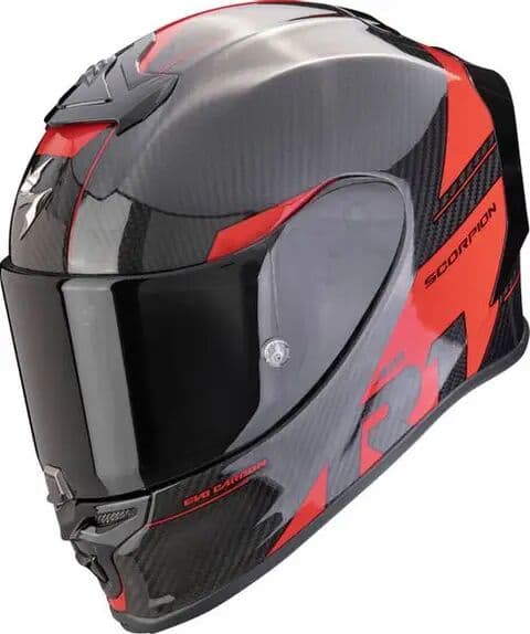 Scorpion EXO -R1 Evo Carbon Rally Rød