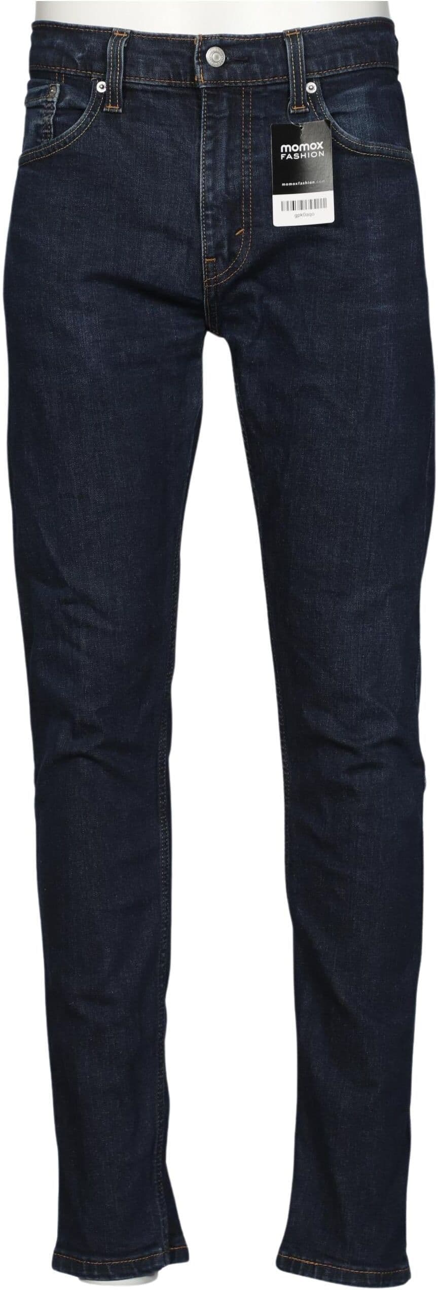 Levis Herren Jeans, Marineblau, Gr. W32, Synthetik / Elasthan / Baumwolle - Second Hand