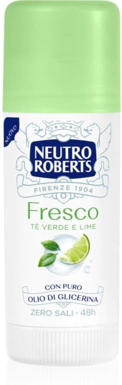 Neutro Roberts Tè Verde e Lime déodorant bille roll-on effet 48h 40 ml