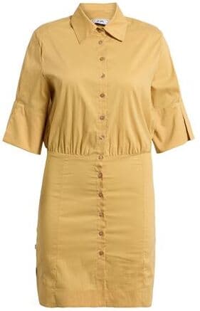 Jijil Minivestido Mujer Mostaza 36,38,40 Mujer