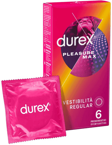 Durex Pleasuremax Preservativi Stimolanti 6 Pezzi