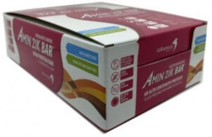 ITALFARMACIA Srl Amin 21k Barretta Cioccolato 33g, 20 Pezzi - Barrette Proteiche Energizzanti