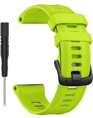 Inspired Finds Sports Silicone Replacement Strap For Garmin Forerunner 965 955 945 935 745 22mm Soft, Durable, And Adjustable Watch B green for Forerunner 955