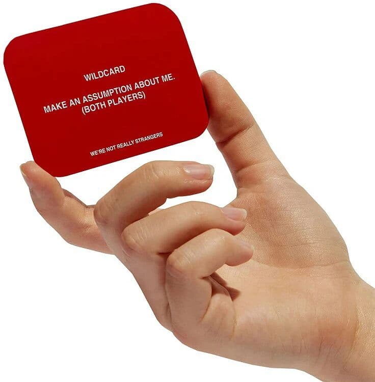 NONE We're Not Really Strangers Card Game - an Interactive Adult Card Game and Icebreaker Board Game