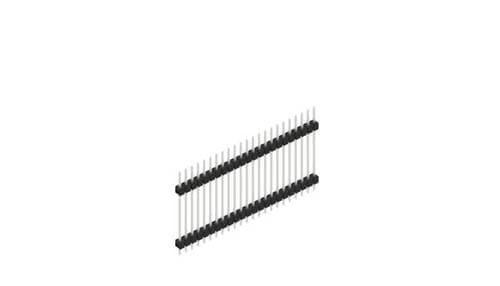 Fischer Elektronik Stiftleiste (Standard) Anzahl Reihen: 1 SL523723Z 10St.