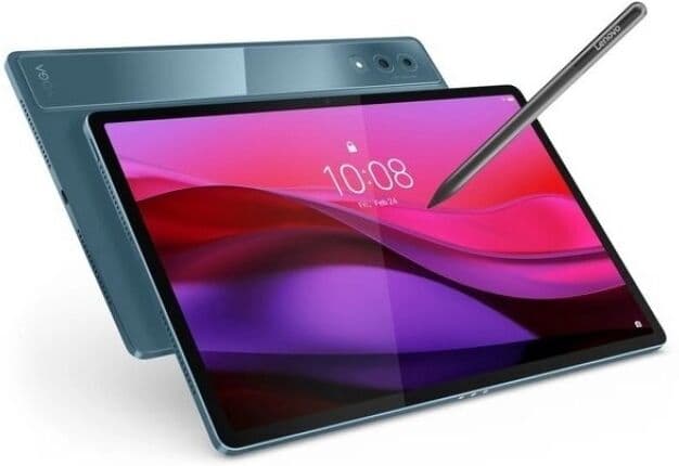 Lenovo Yoga Tab Plus 12.7" (16GB/256GB/Γερμανικό Πληκτρολόγιο και Πενάκι) Tidal Teal ZAEG0031DE