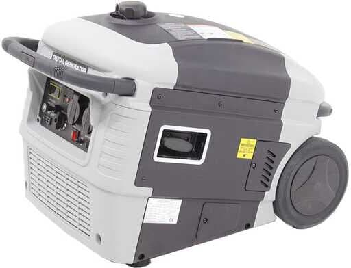 AMA G3000I - Generatore di corrente carrellato silenziato a inverter 3 kW - Continua 2.8 kw Monofase