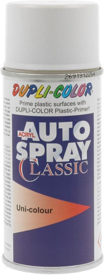 european aerosols DUPLI-COLOR AUTO SPRAY Classic BMW 218 alpinweiß ii, 150 ml