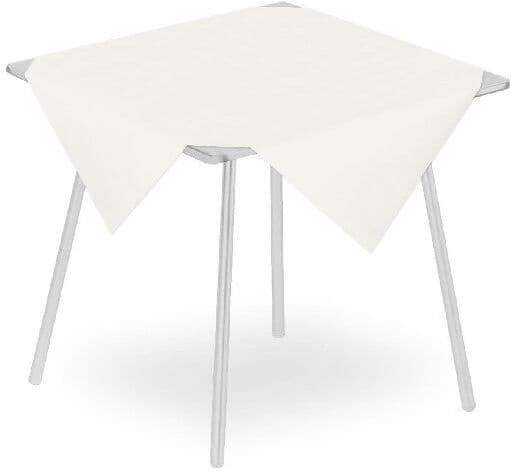 Pack Service Tovaglia Nuvola Bianco 100x100 cm 80 Pezzi