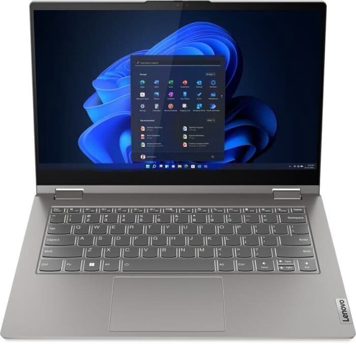 IBM ThinkBook 14s Yoga G3   i7-1355U   14"   16 GB   256 GB SSD   Stylo numérique   Rétroéclairage du clavier   gris   Win 11 Pro   ES - Refurbished
