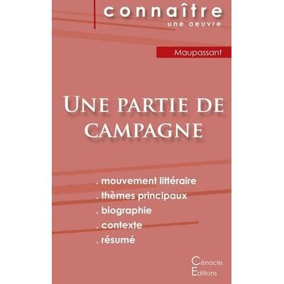 Fiche de lecture Une partie de campagne de Guy de Maupassant (Analyse littéraire de référence et résumé complet), Taschenbuch von Guy de Maupassant,