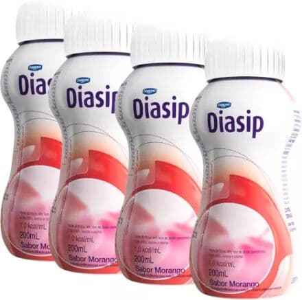 Nutricia Diasip Morango 4x200ml