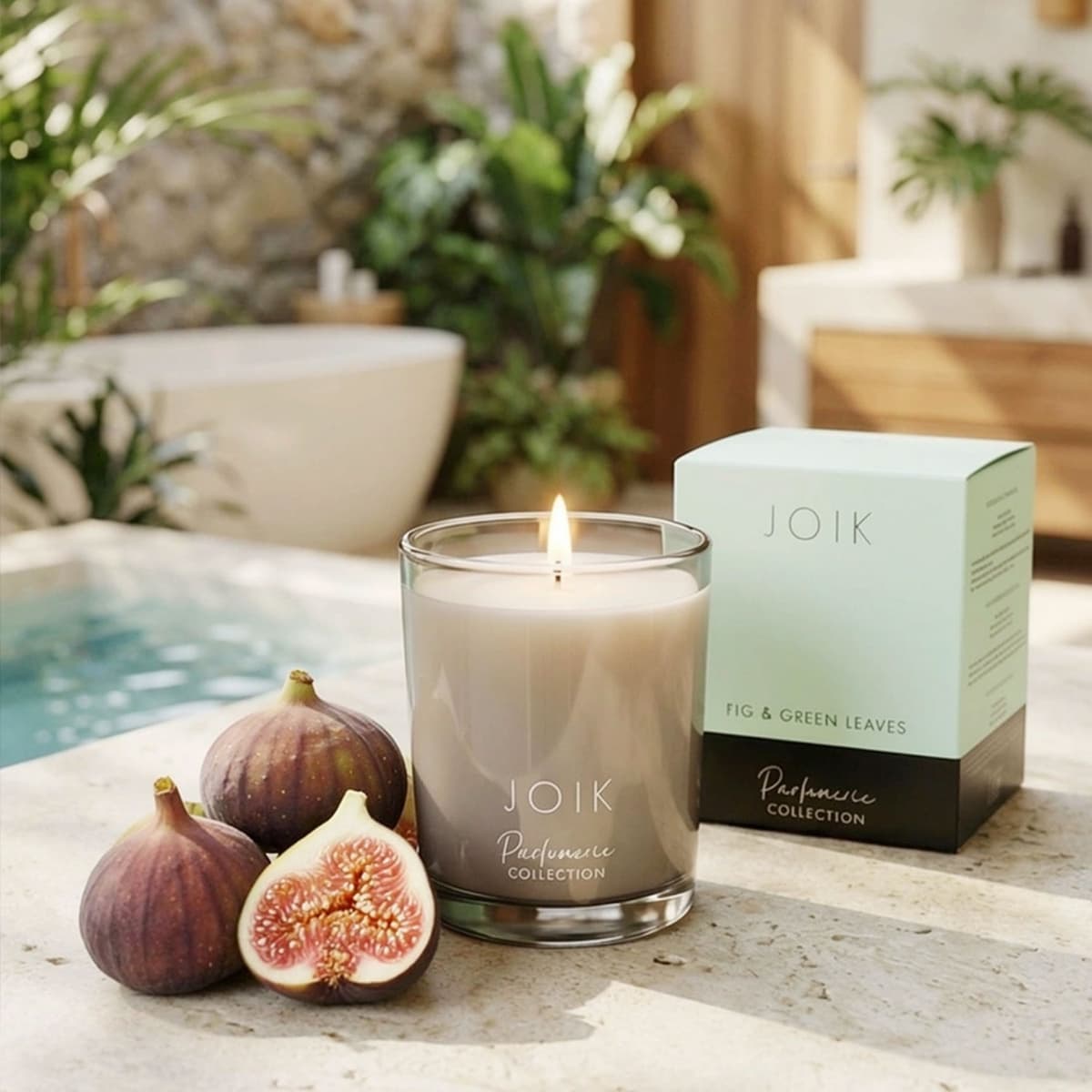 JOIK Parfumerie Collection Scented Candle Fig & Green Leaves 220g