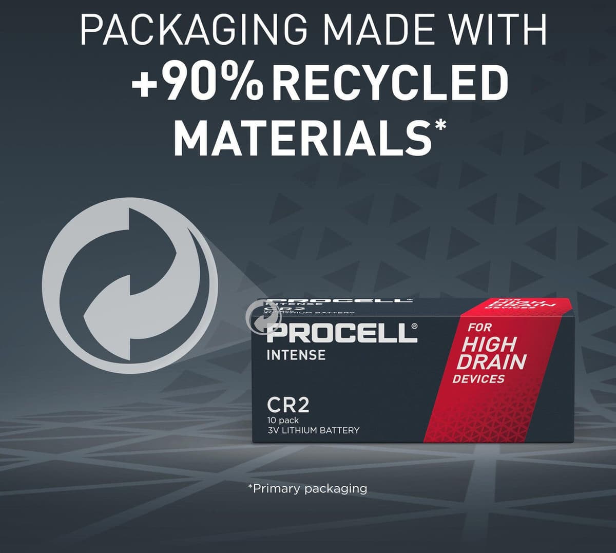 Duracell Procell Intense CR2 Batteries   10 Pack