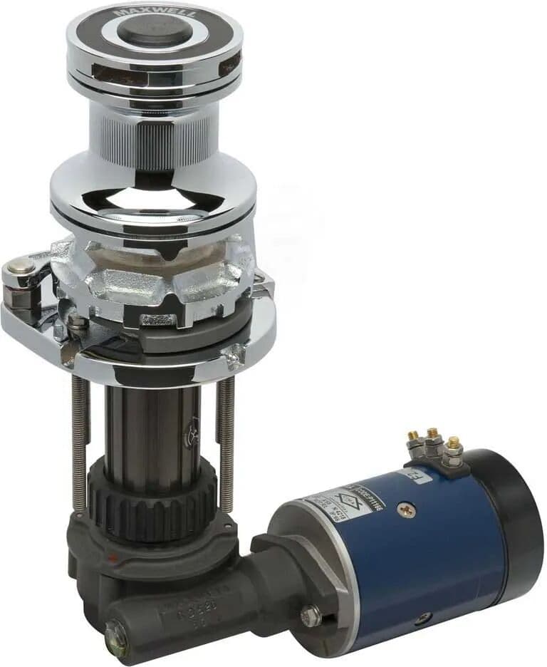 Maxwell Cabrestante 500vw 50tdc Con Polea + Tambor 24v 600w Grey / Blue One Size