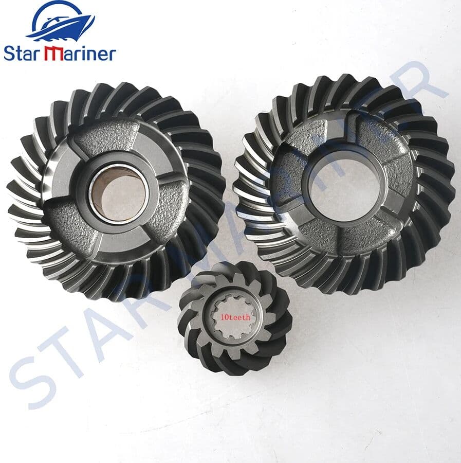 star mariner 6E7-45560 63V-45551 6E7-45571 Gear Set For Yamaha Outboard Motor 15HP 9.9HP 9.9E 15E Hidea 15HP Series Boat Engine Aftermarket