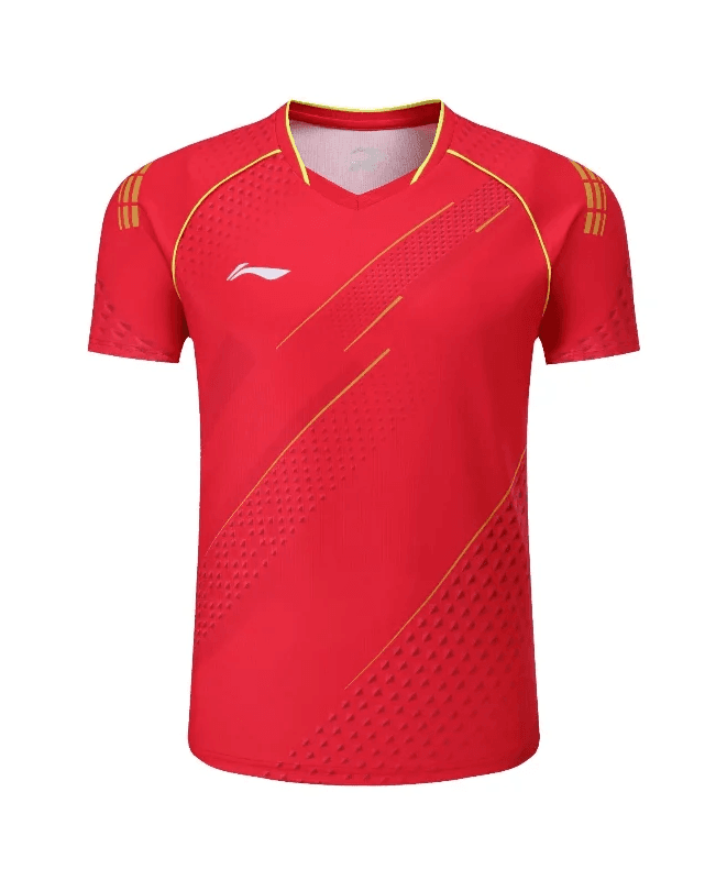NONE 2025  Table Tennis Sportswear Badminton Short-sleeved Tops Competition Suits T-shirts Breathable Sweat-absorbent Deodorant
