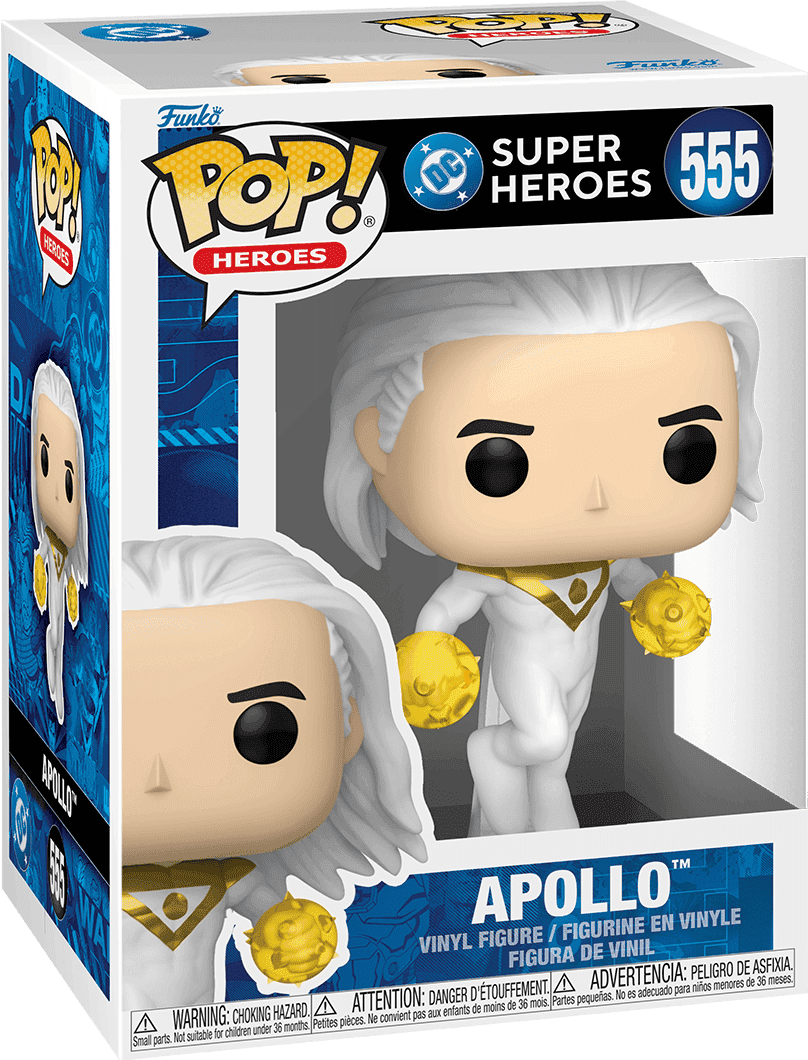 Funko Pop! Vinyl - DC Pride - Apollo (Gold) Collectible Figure, Gold, Compact