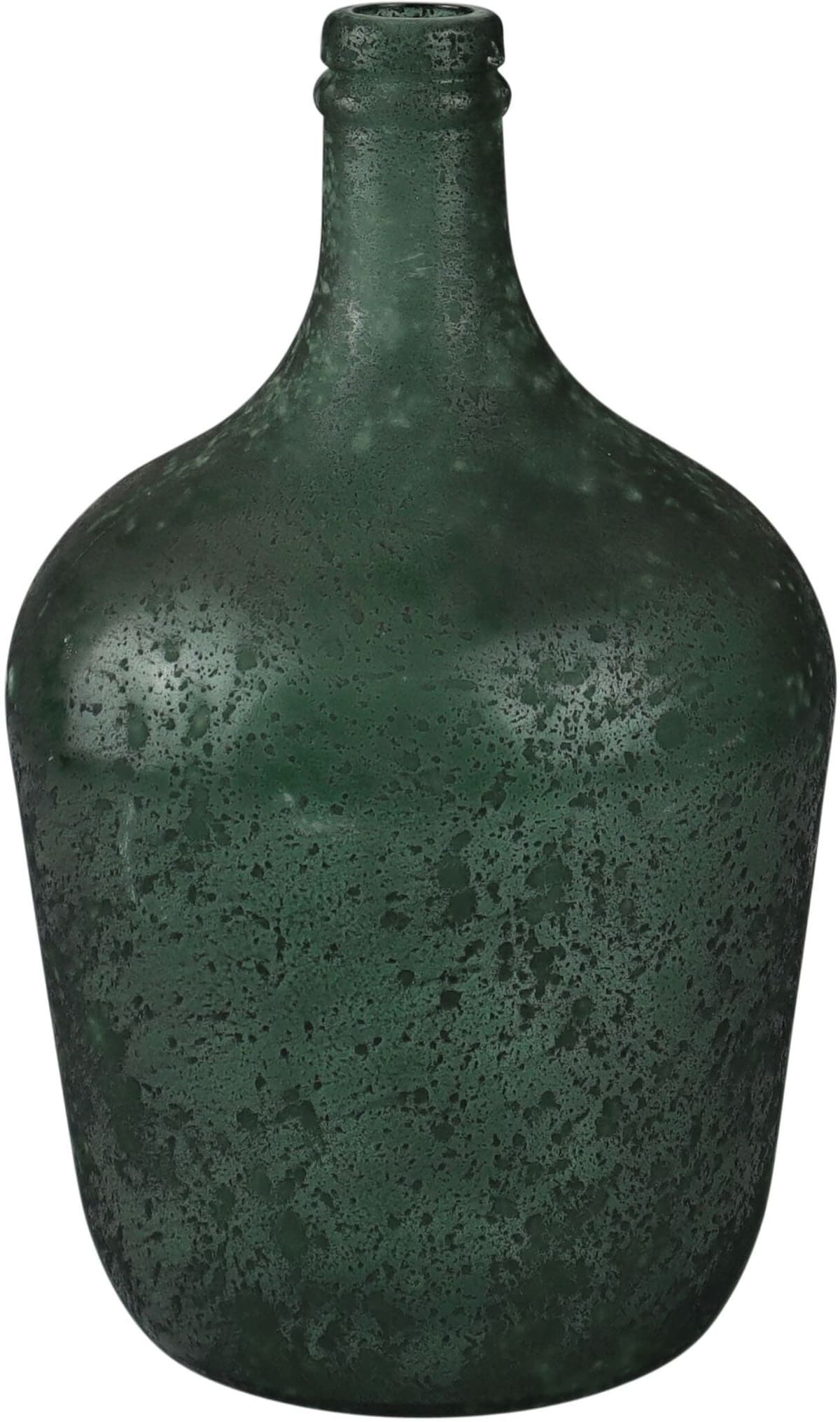 Dekovase AM DESIGN "Grüne Flaschenvase", grün, B:18cm H:30cm, Glas, Vasen, Dekovase, aus recyceltem Glas – beständig und stilvoll grün B/H/T: 18cm x 30cm