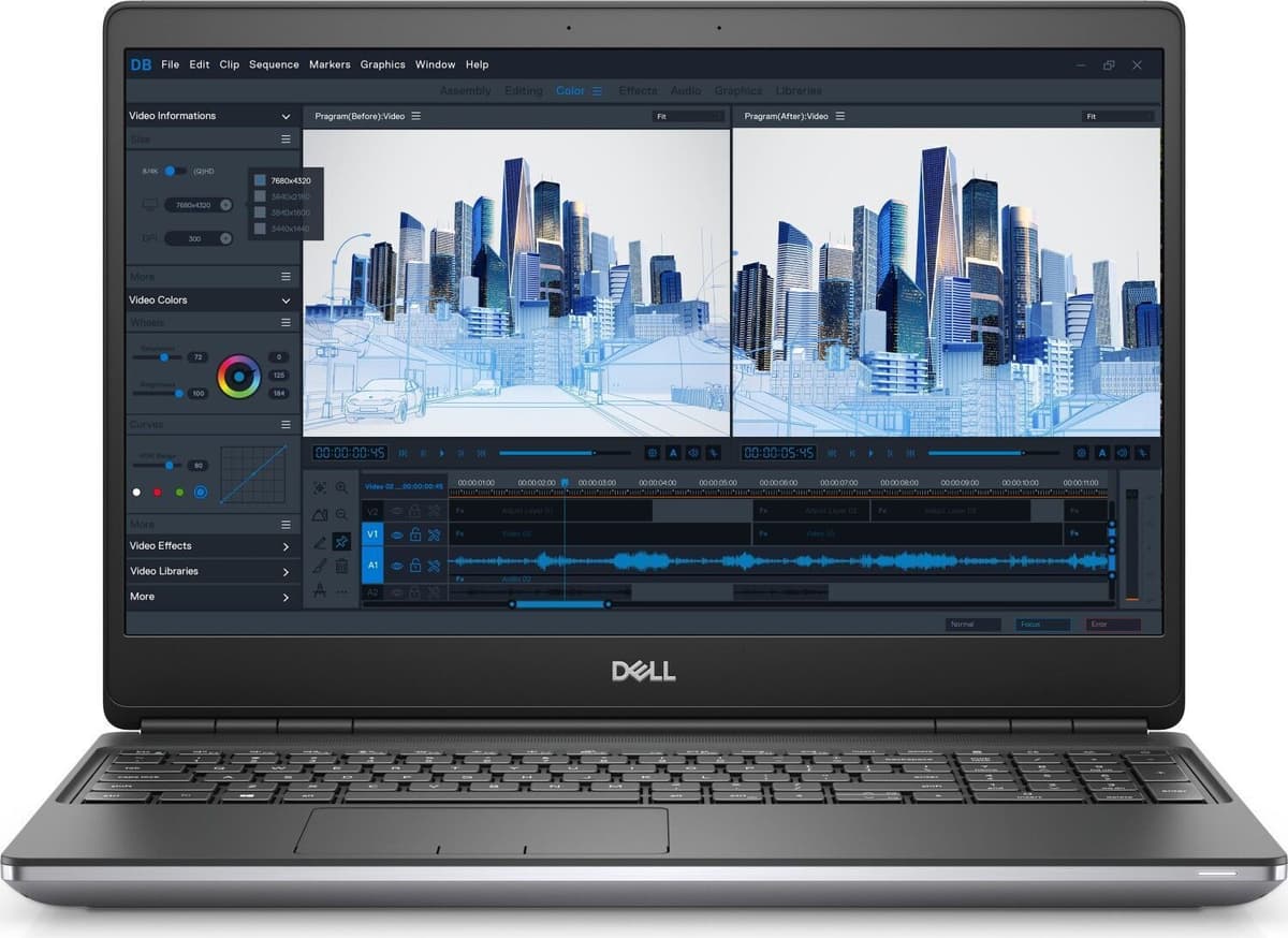 Dell Precision 7560   i7-11850H   15.6"   32 GB   256 GB SSD   FHD   Webcam   RTX A3000   Win 11 Pro   US