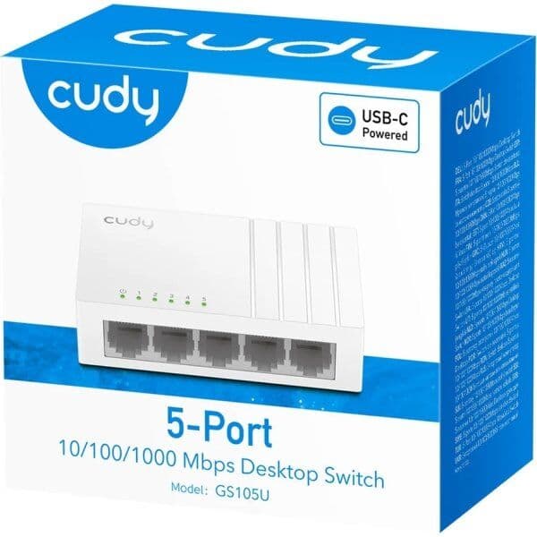 Cudy Switch Gs105u 5-Port Gigabit Usb-C